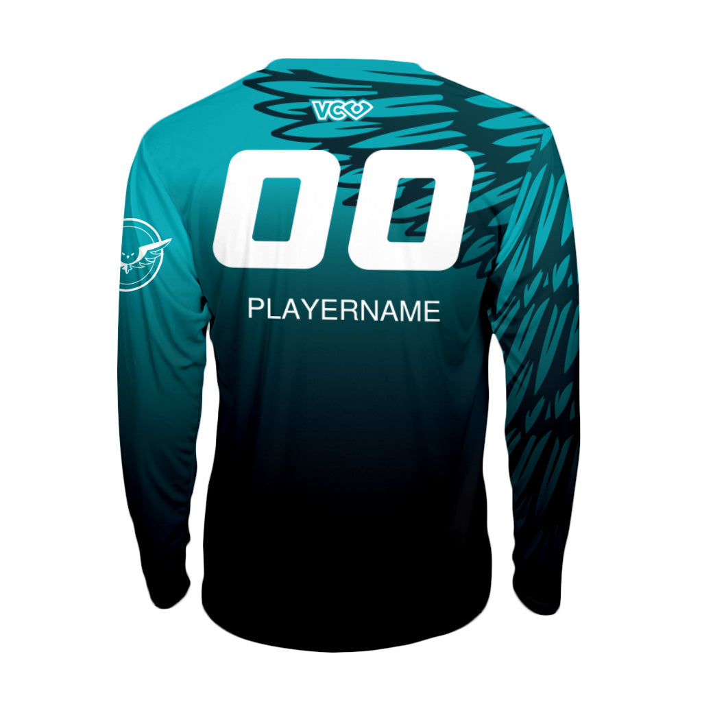 Harfang Fan Dark Teal Classic Long Sleeve