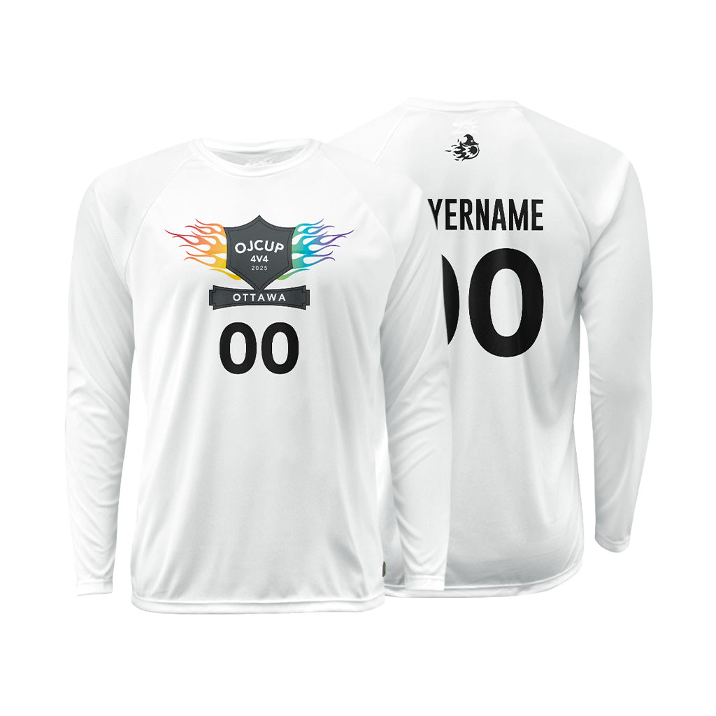 Spot Sublimated Raglan Long Sleeve