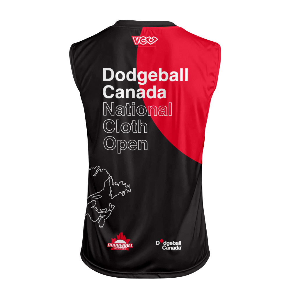 Dodgeball Canada Cloth Nationals Map Classic Sleeveless Jersey