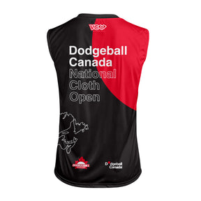 Dodgeball Canada Cloth Nationals Map Classic Sleeveless Jersey