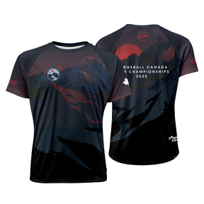 Maillot Raglan Sunset de Dodgeball Canada Clubs