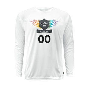 Spot Sublimated Raglan Long Sleeve