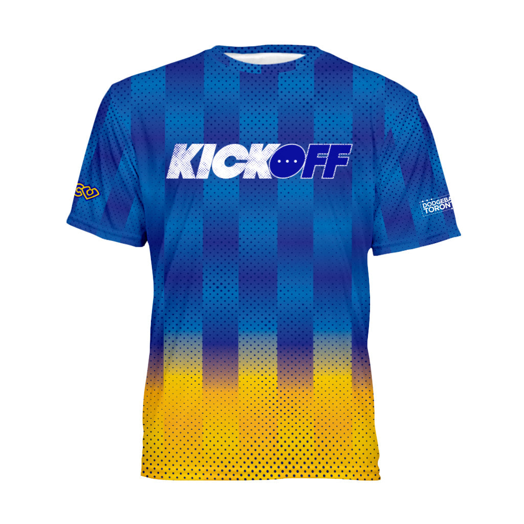 Dodgeball Toronto Kick Off Grid Blue Classic Jersey