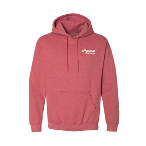 Dodgeball Canada YKTS Heather Red Cotton Hoodie (XL Only)